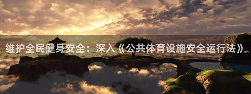 意昂体育3开户：维护全民健身安全：深入《公共体育设施