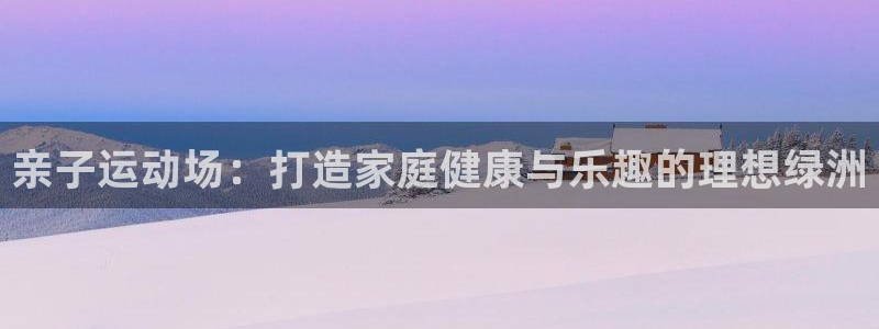 意昂体育3注册：亲子运动场：打造家庭健康与乐趣的理想