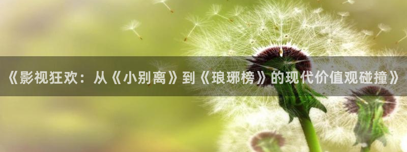 4k影视app官方入口：《影视狂欢：从《小别离》到《琅琊榜》的现代价值观碰撞》